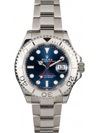 Replica Certified Rolex Yacht-Master 116622 Blue Dial WE04780