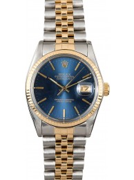 Replica Datejust Rolex Blue Index 16013 WE04481