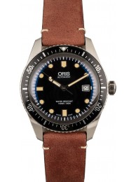 Replica Hot Oris Divers Sixty Five Leather Strap WE02496