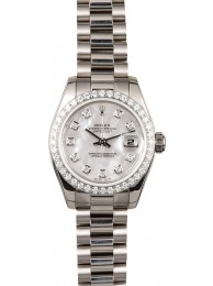 Replica Ladies Rolex Presidential 179179 Diamond Bezel WE00818