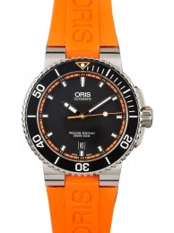 Replica Luxury Oris Aquis Date Orange Rubber Strap WE01411