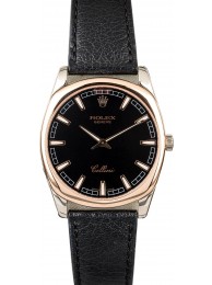 Replica Luxury Rolex Cellini 4243 White & Rose Gold WE00833