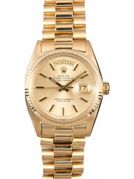 Replica Luxury Rolex Presidential 1803 Vintage Gold Day-Date WE01286