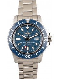 Replica New Breitling Superocean 44 Special Stainless Steel Blue Dial WE03916