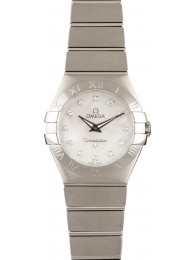 Replica Omega Constellation White MOP WE02894