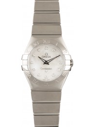 Replica Omega Constellation White MOP WE02894