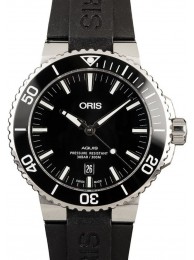 Replica Oris Aquis Date Black Dial and Bezel WE01722