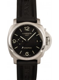 Replica Panerai Luminor GMT PAM 320 Black Dial T WE04219