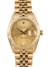 Replica Rolex Date 15037 Yellow Gold WE03769