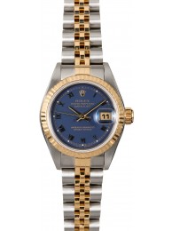 Replica Rolex Ladies Datejust 79173 Blue Roman Dial WE03596