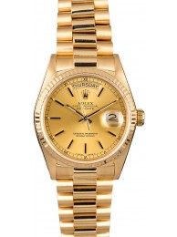 Replica Rolex President 18038 Yellow Gold Day-Date WE01012