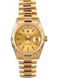 Replica Rolex President 18038 Yellow Gold Day-Date WE01012