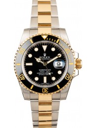 Replica Rolex Submariner 116613 Two-Tone Black WE04629