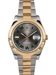 Replica Rolex Two-Tone Datejust II 116333 Roman Dial WE03776