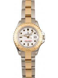 Replica Rolex Yachtmaster Ladies 18k Gold & Steel 69623 WE00892