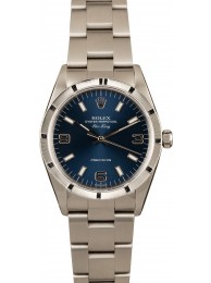 Rolex Air-King 14010 Blue Dial Steel Oyster WE00989