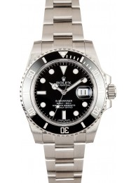 Rolex Black Ceramic Submariner 116610 Mens WE01044