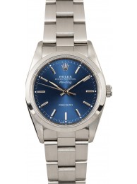 Rolex Blue Air-King 14000 100% Authentic WE03410