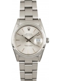 Rolex Date 15000 Silver Dial WE03748