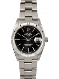 Rolex Date 15210 Black Dial WE00706