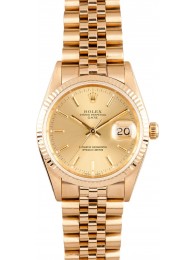 Rolex Date Champagne Dial WE03147