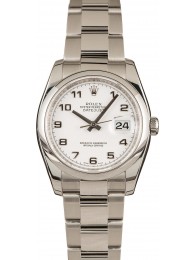 Rolex Datejust 116200 White Arabic WE02948