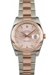 Rolex Datejust 116201 Pink Diamond Dial WE00347