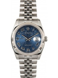 Rolex Datejust 116234 Blue Roman Jubilee WE00315
