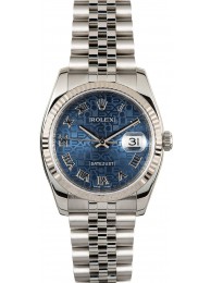 Rolex Datejust 116234 Blue Roman Jubilee WE00315