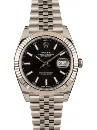 Rolex Datejust 126334 Black Dial Steel Jubilee WE00603