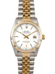 Rolex Datejust 16013 White Index Dial WE00604