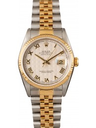 Rolex Datejust 16233 Two Tone Roman WE03264