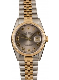 Rolex Datejust 16233 Two Tone with Rhodium Dial WE02288