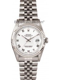 Rolex Datejust 16234 White Roman WE02039