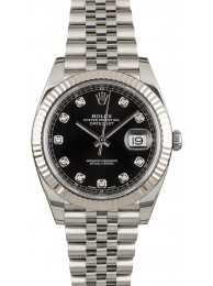 Rolex Datejust 41 Ref 126334 Black Diamond Dial WE01383