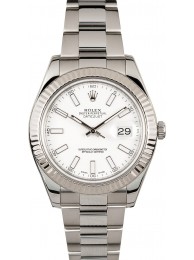 Rolex Datejust II 116334 41MM White WE03663