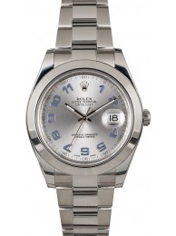 Rolex Datejust II Ref. 116300 Rhodium Arabic Dial WE01249