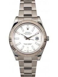 Rolex Datejust II Ref 116334 White Luminescent Dial WE03506