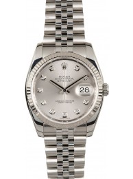 Rolex Datejust Stainless 116234 Diamond Dial WE03910