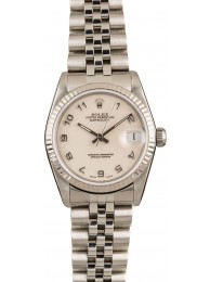 Rolex Datejust White Jubilee Dial 68274 WE04133