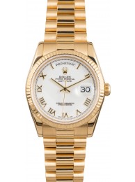 Rolex Day-Date 118238 White Roman Dial WE02163