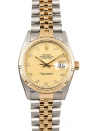 Rolex Diamond Dial Datejust 16013 WE02105