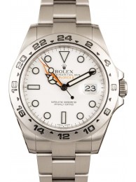 Rolex Explorer II 216570 White Dial 100% Authentic WE04019