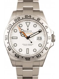 Rolex Explorer II 216570 White Dial 100% Authentic WE04019