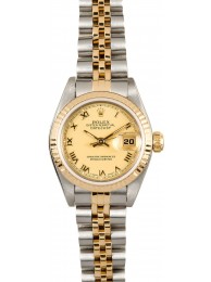 Rolex Ladies Datejust 69173 Champagne Roman Dial WE00878