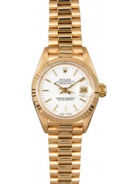 Rolex Ladies Datejust 69178 White Index Dial WE00629