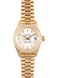 Rolex Ladies Datejust 79138 Diamond Bezel WE03100