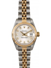 Rolex Ladies Datejust 79173 Silver Diamond Dial WE03249