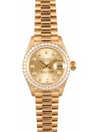 Rolex Ladies Diamond Datejust 79138 WE04492