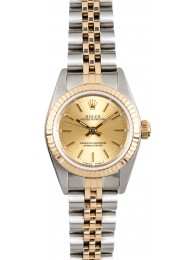 Rolex Ladies Oyster Perpetual 76193 Champagne WE02274
